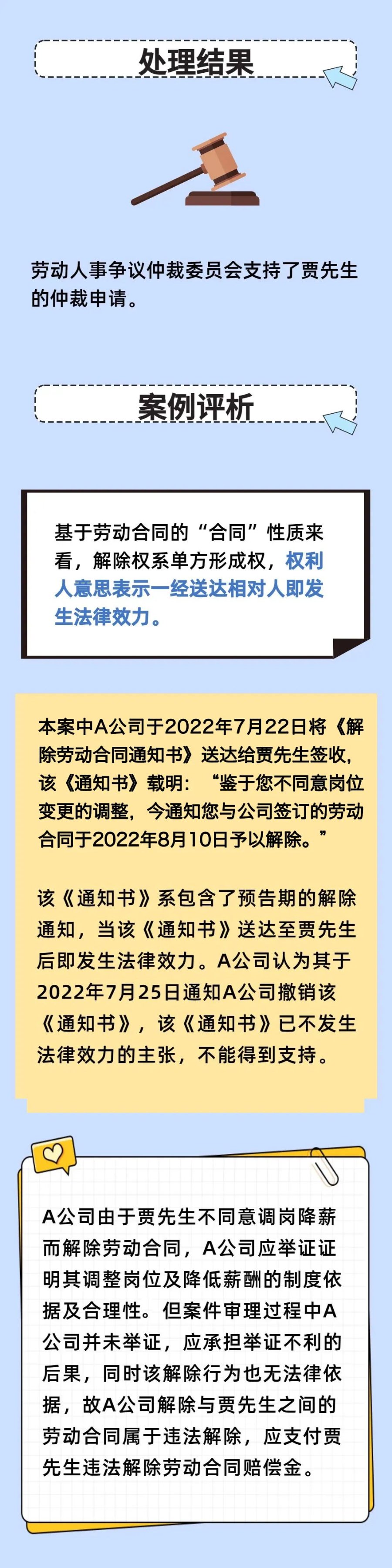 公司发出解聘通知后又反悔，员工能否拒绝并要求赔偿？