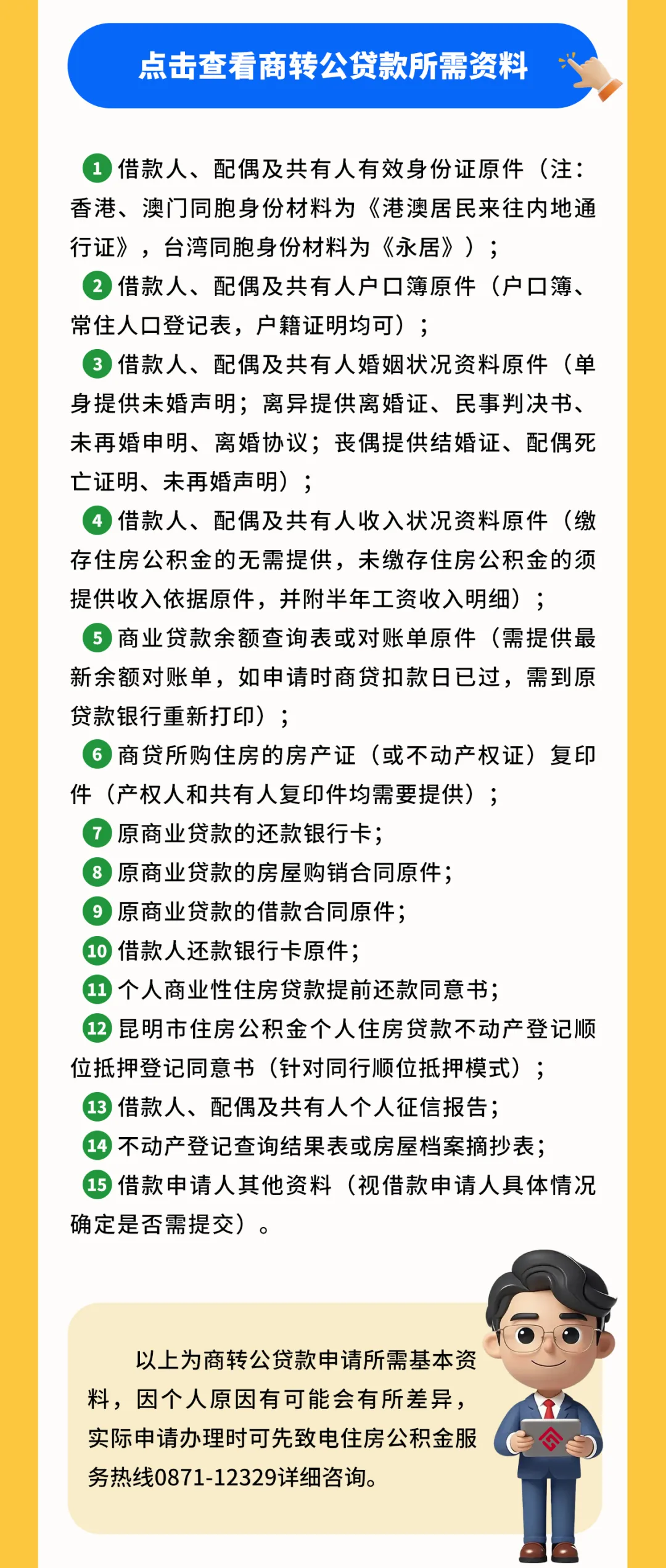 昆明市住房公积金：商转公贷款办理全攻略